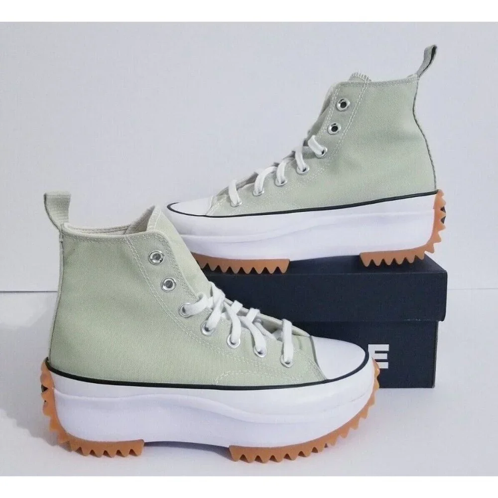 Converse Run Star Hike Hi Olive Aura - Picture 1 of 6